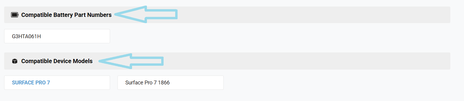 Searching for Surface Pro 7