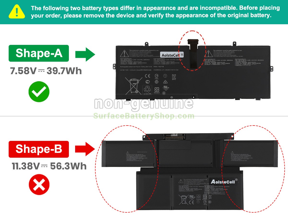 battery for Microsoft Surface LAPTOP STUDIO 1943