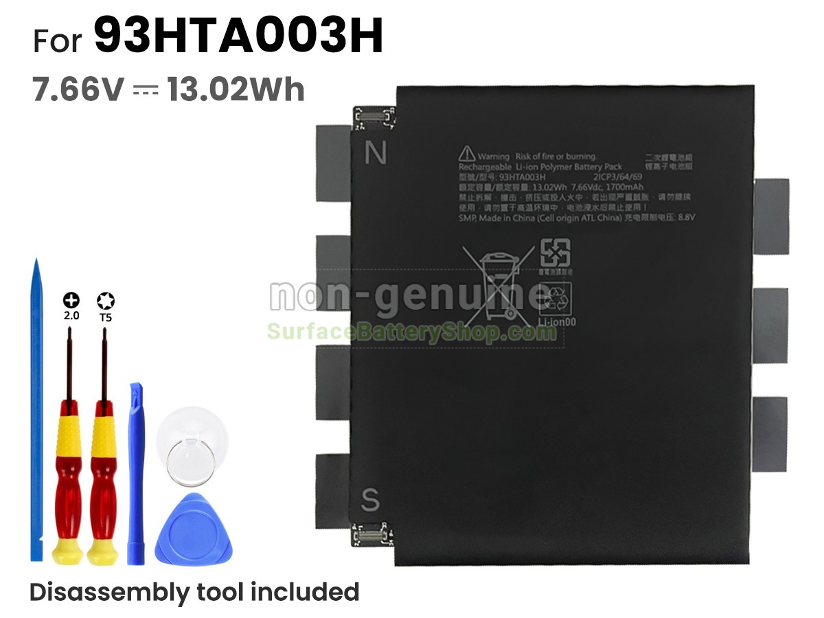 battery for Microsoft 93HTA003H