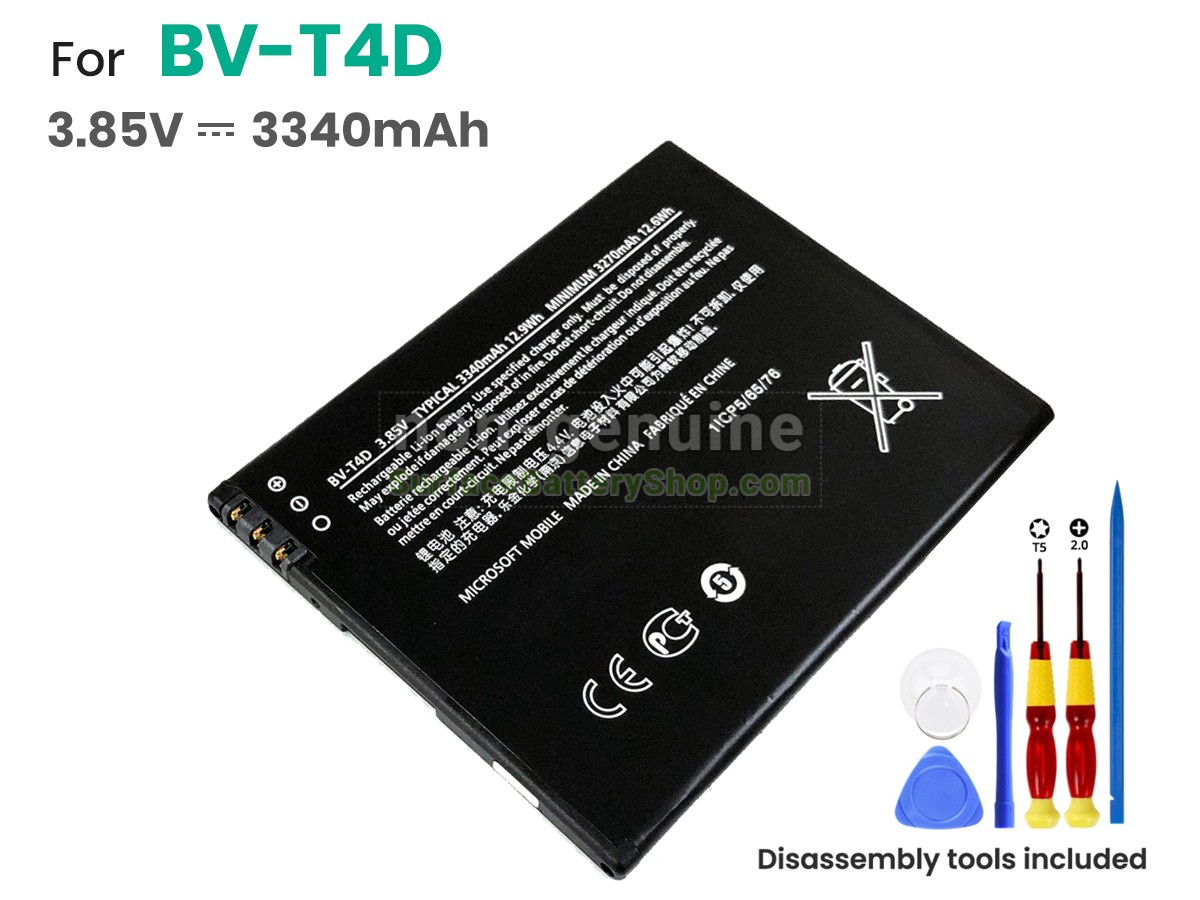 battery for Microsoft BV-T4D
