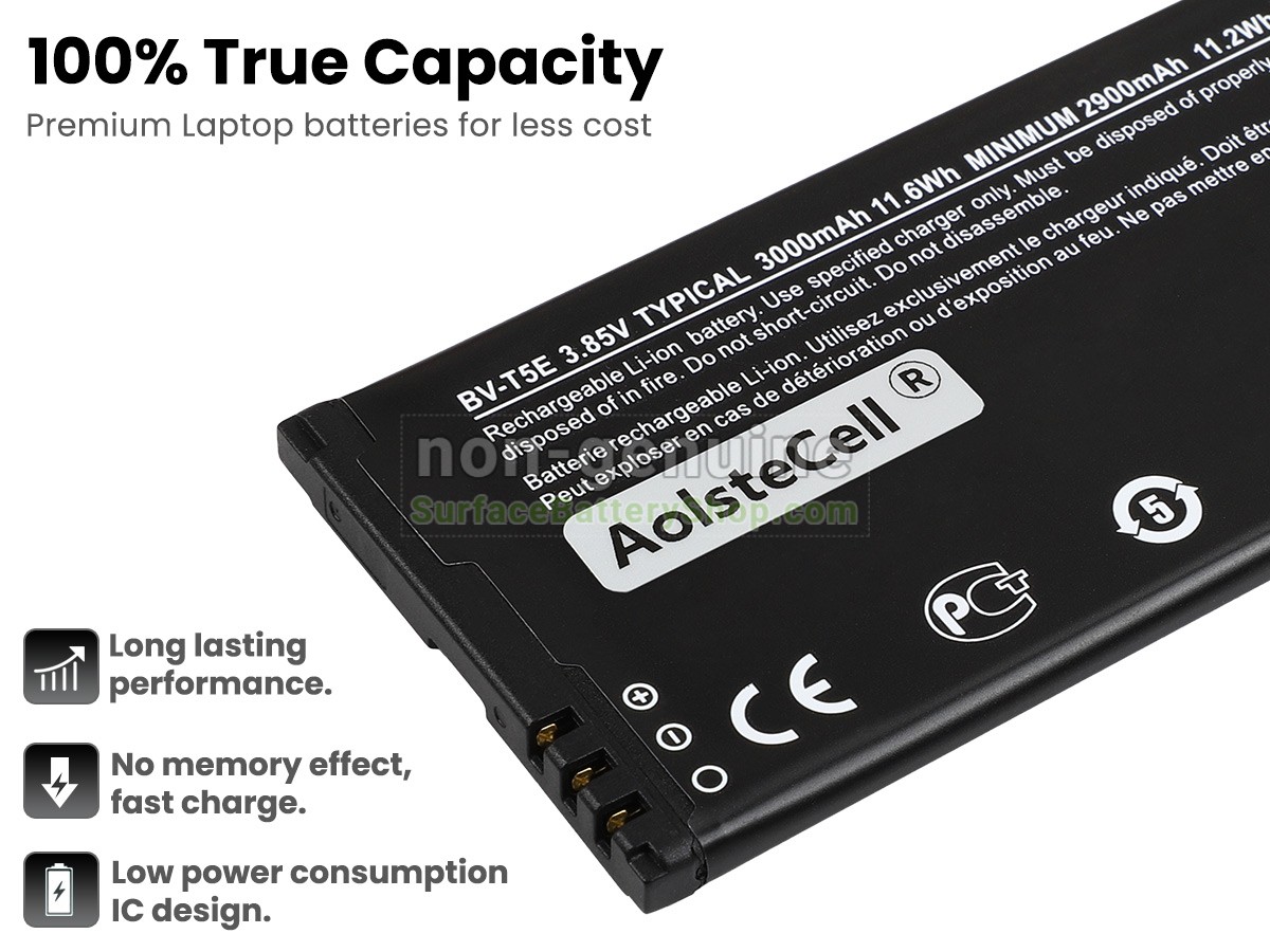 battery for Microsoft BV-T5E