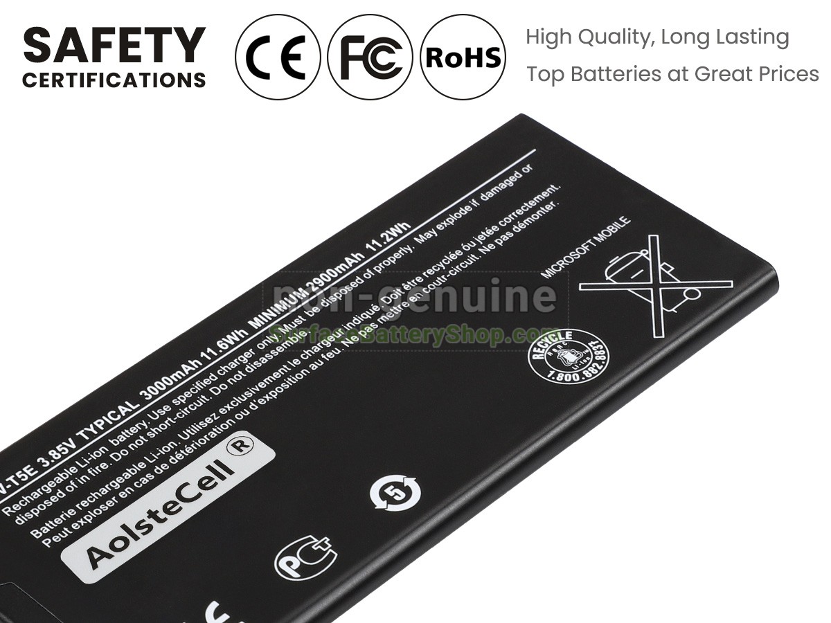 battery for Microsoft BV-T5E