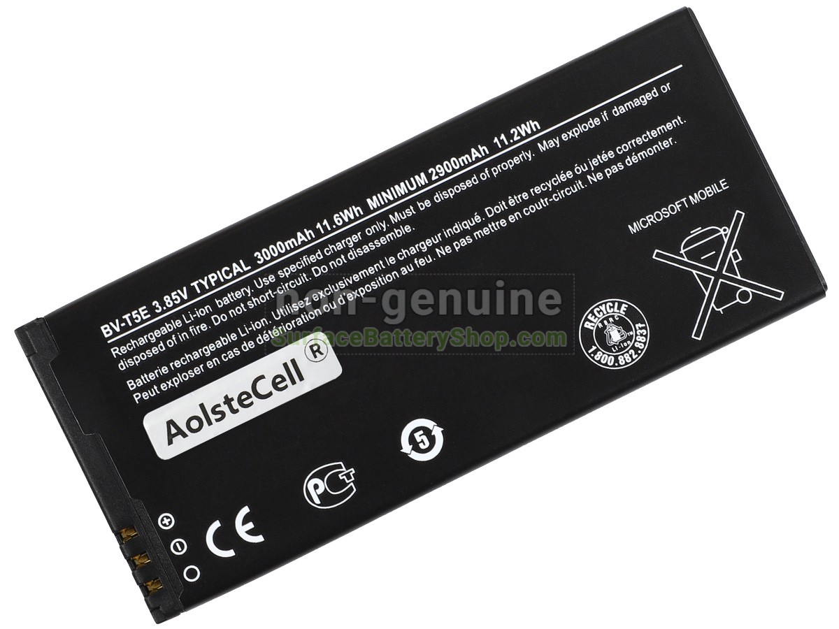 battery for Microsoft BV-T5E