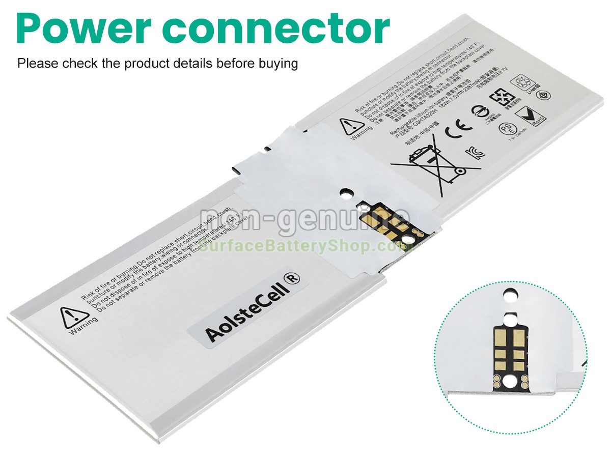 battery for Microsoft Surface BOOK 1 TABLET