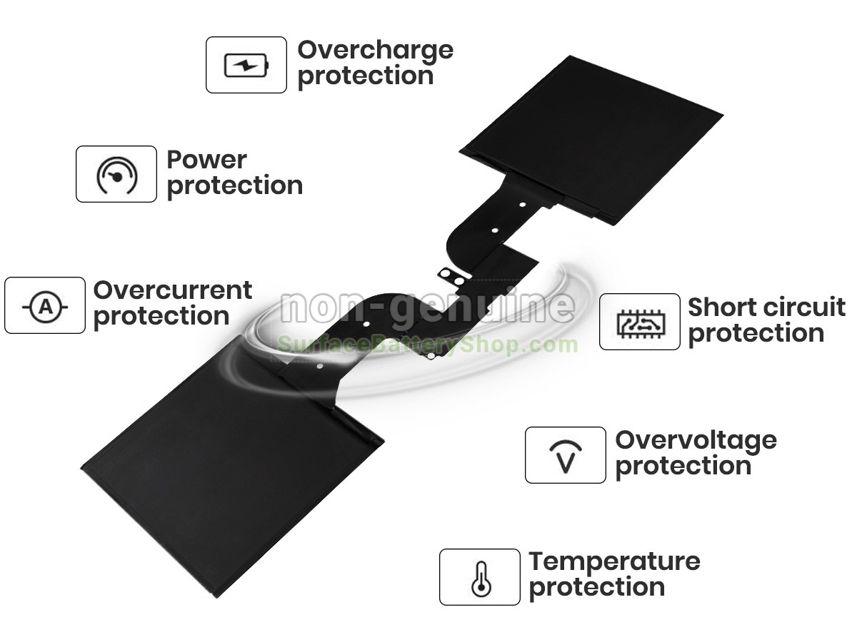 battery for Microsoft Surface BOOK 2 15-Inch 1793