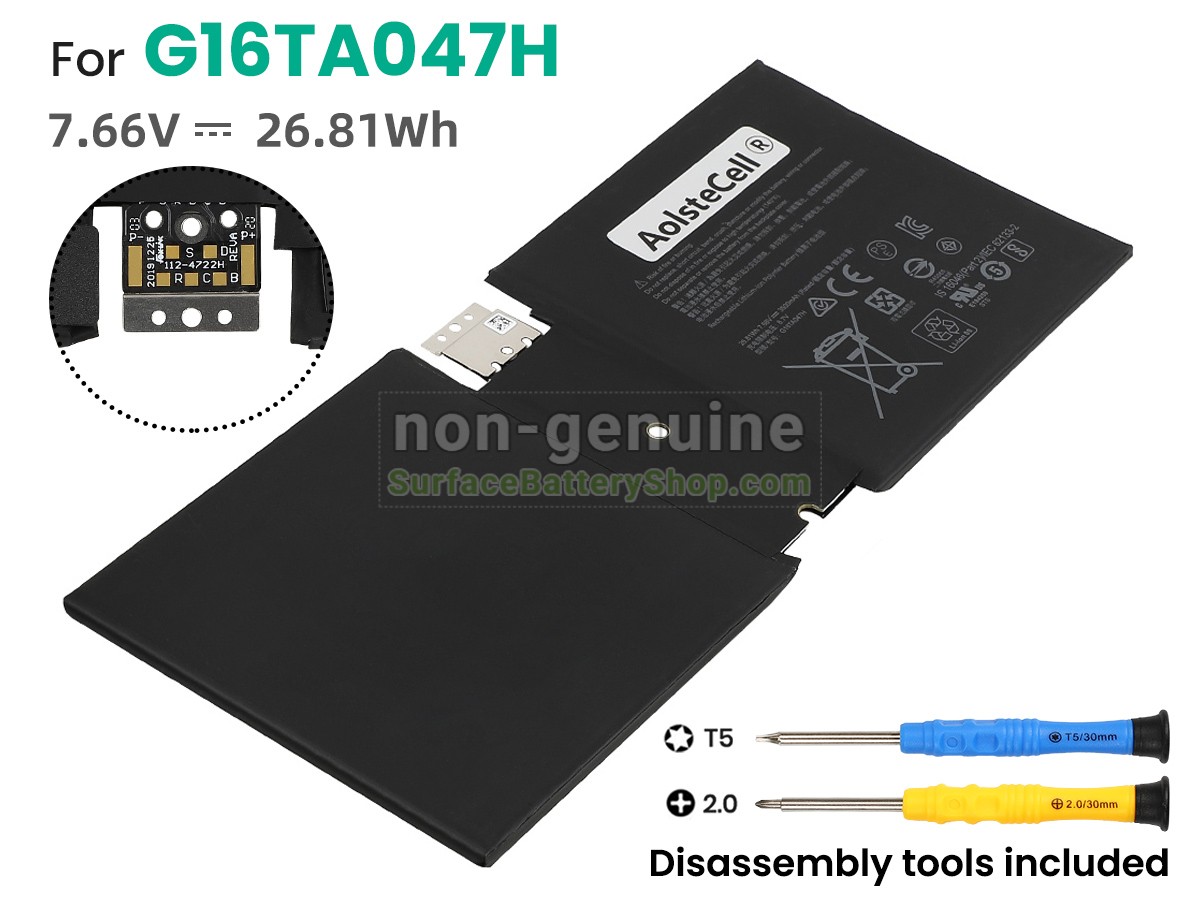 battery for Microsoft Surface GO 2 1926