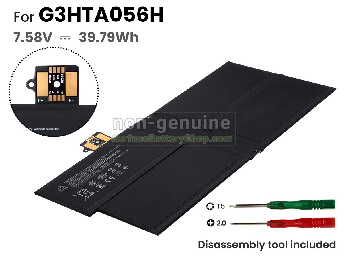 battery for Microsoft Surface Pro X