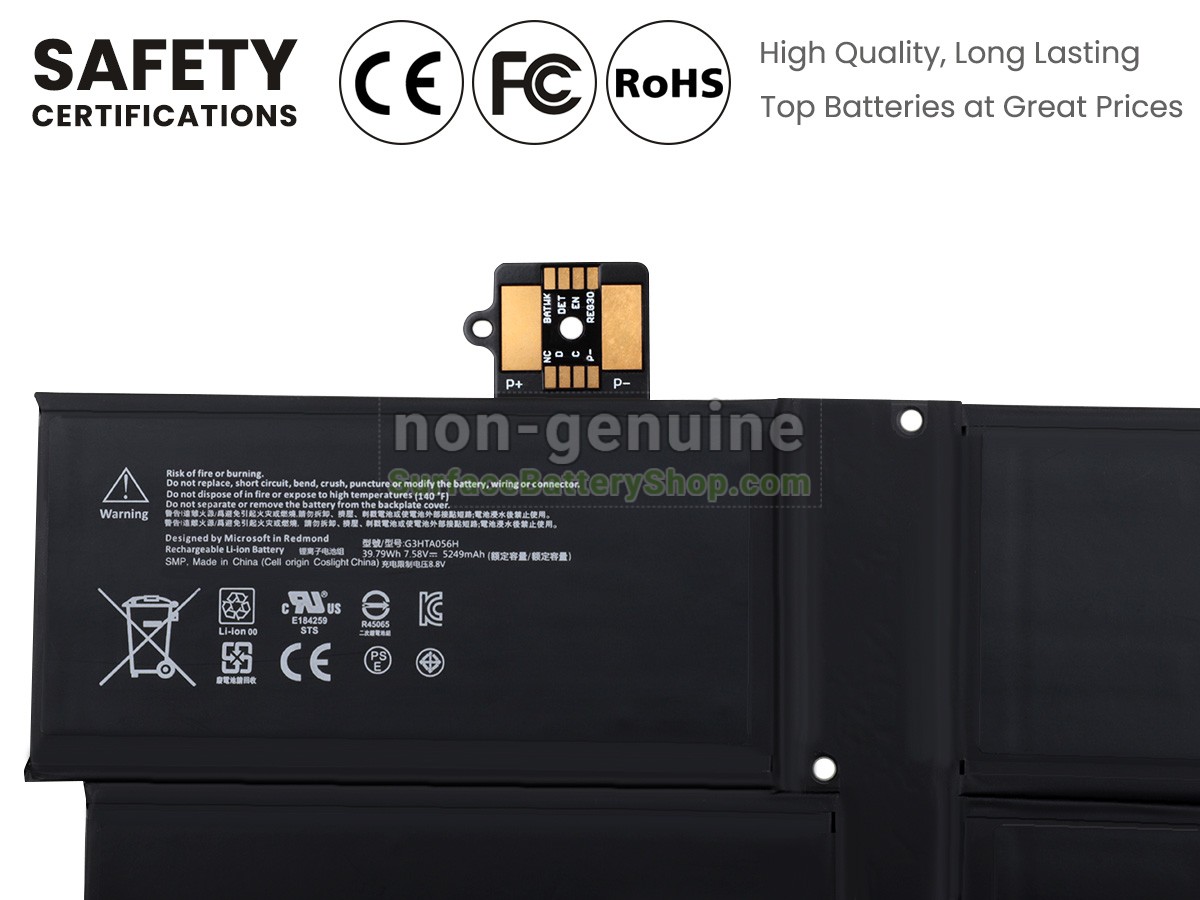 battery for Microsoft Surface Pro X