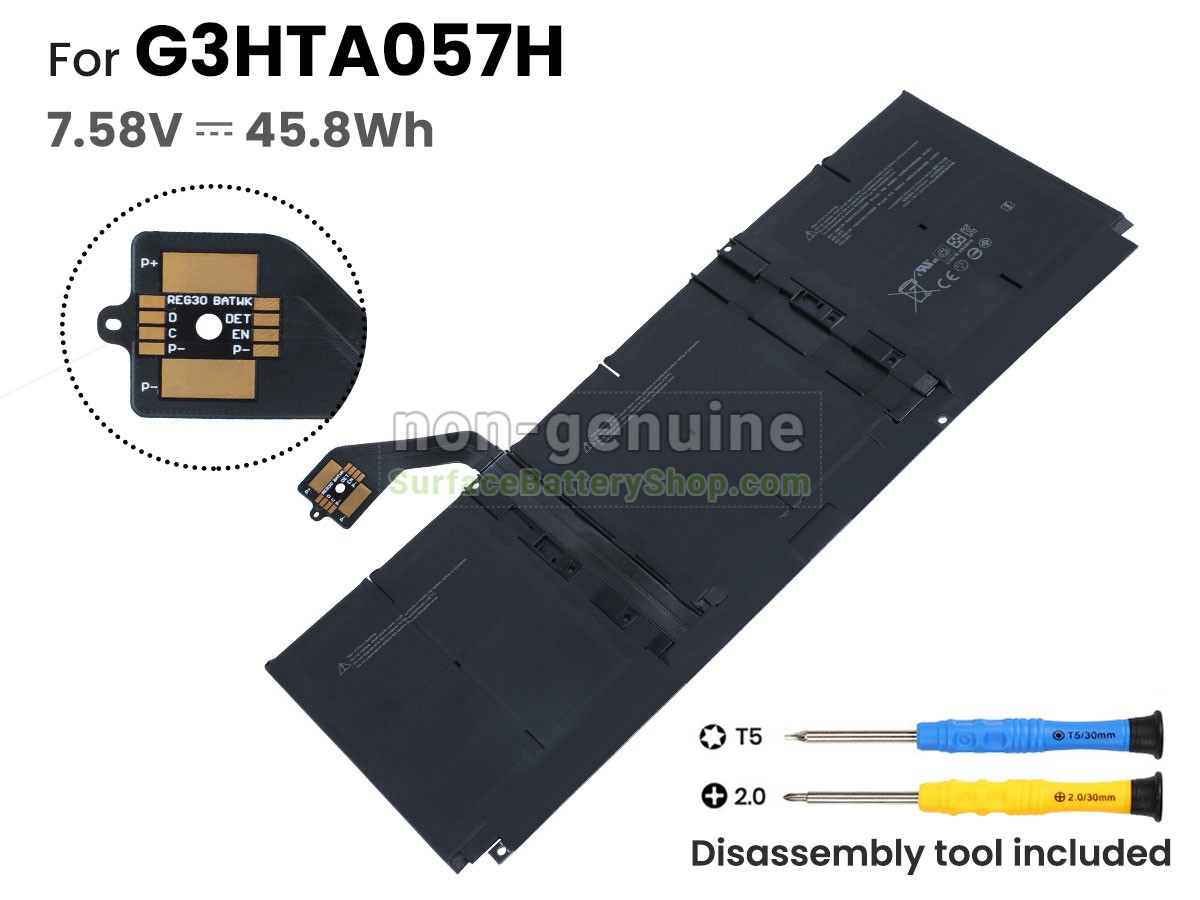 battery for Microsoft Surface LAPTOP 6 FOR BUSINESS 15-Inch 2035