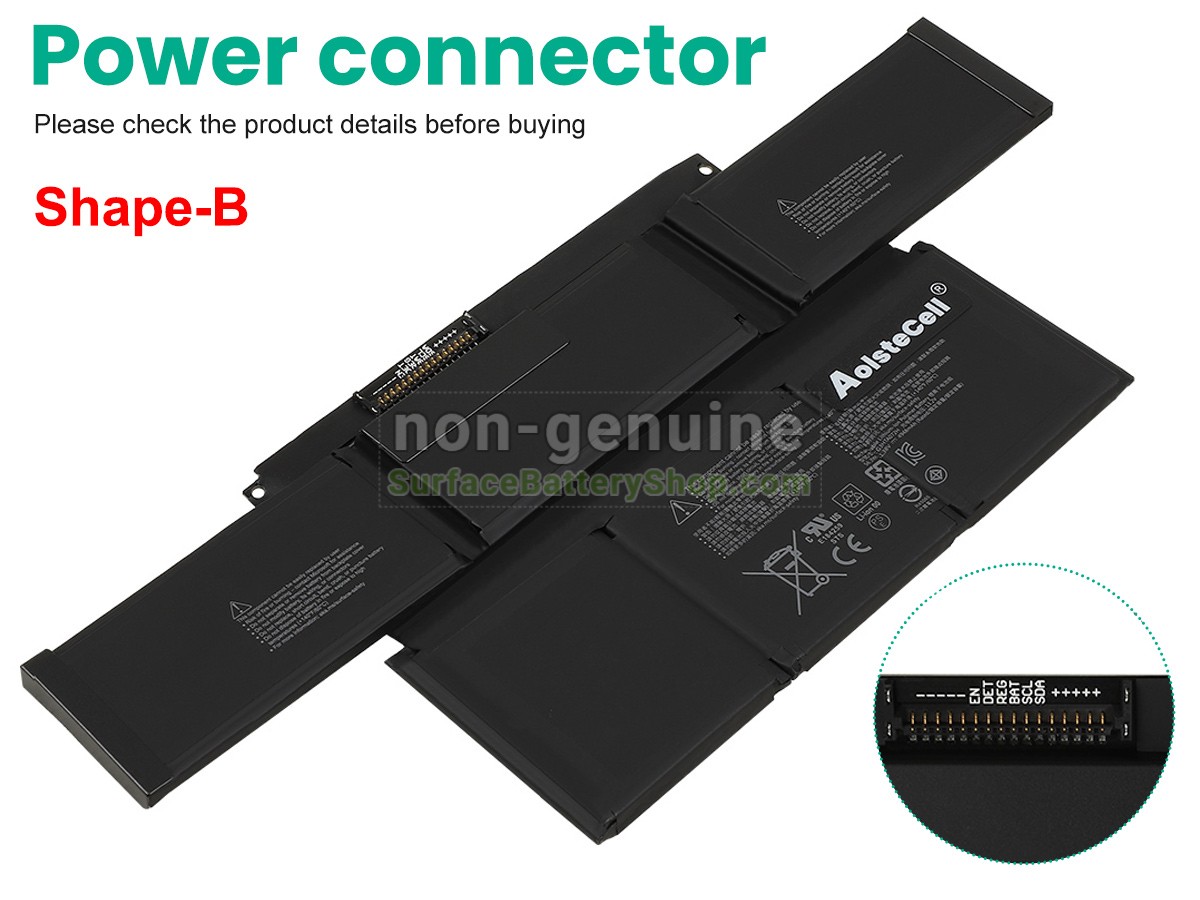 battery for Microsoft Surface LAPTOP STUDIO 1943
