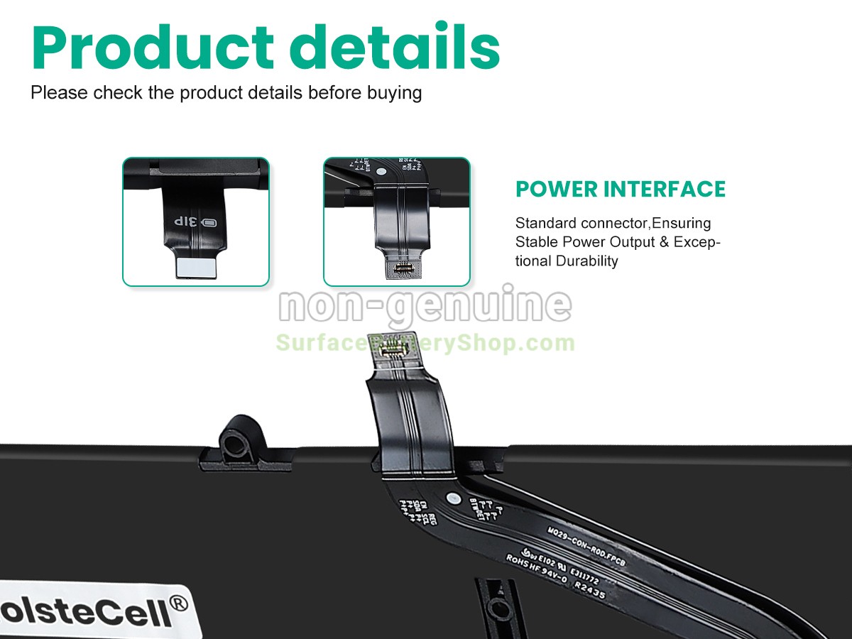 battery for Microsoft Surface LAPTOP 7TH EDITION 2036