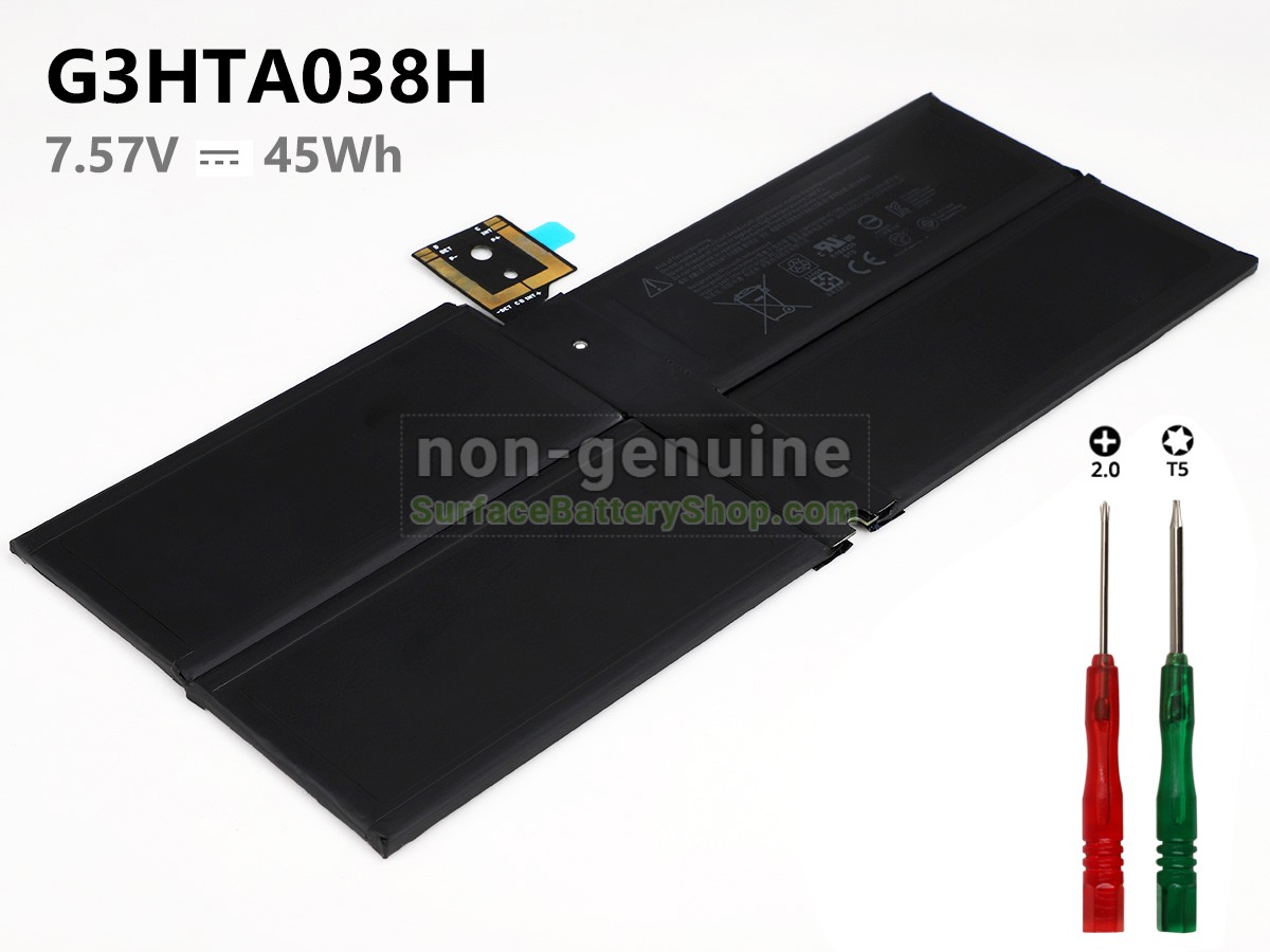 battery for Microsoft Surface Pro 5 1796