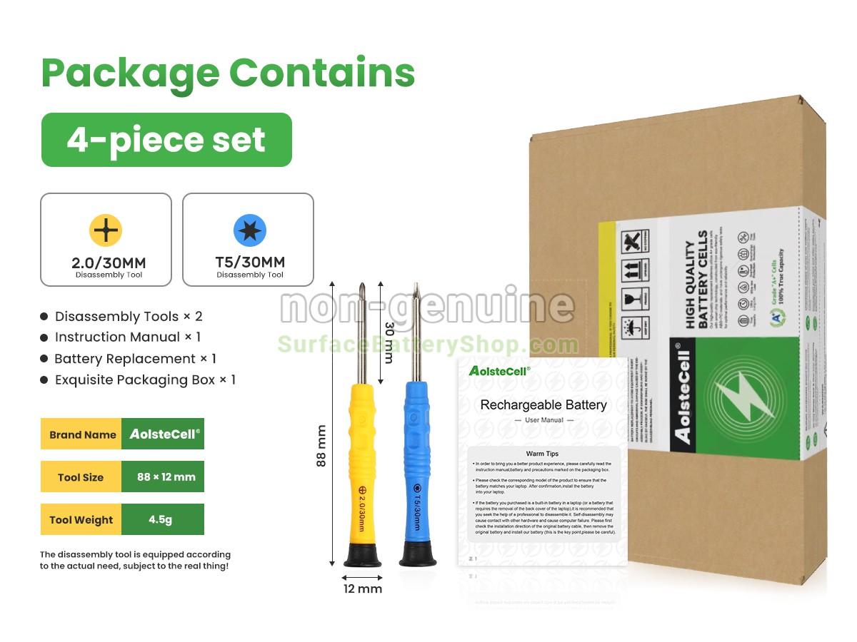 battery for Microsoft Surface 1769